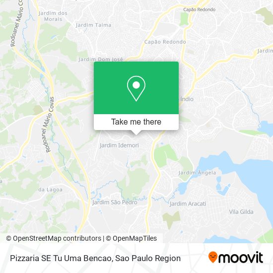 Pizzaria SE Tu Uma Bencao map