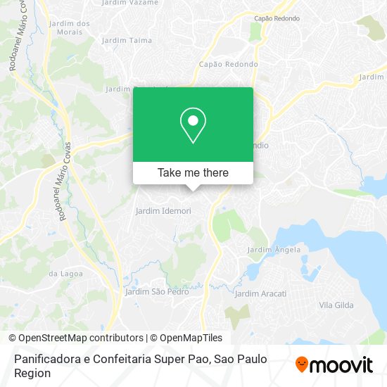Panificadora e Confeitaria Super Pao map