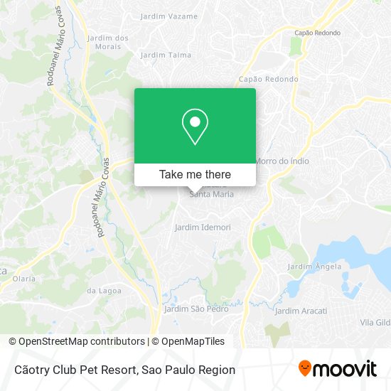 Cãotry Club Pet Resort map