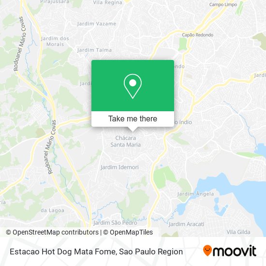 Estacao Hot Dog Mata Fome map