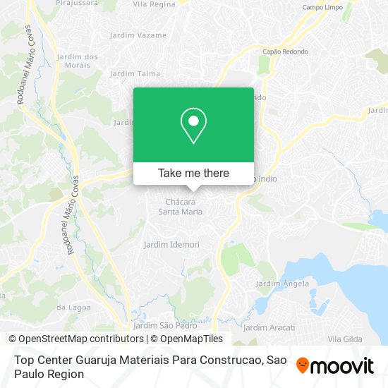 Mapa Top Center Guaruja Materiais Para Construcao