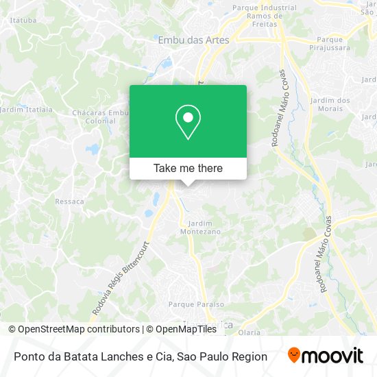 Ponto da Batata Lanches e Cia map