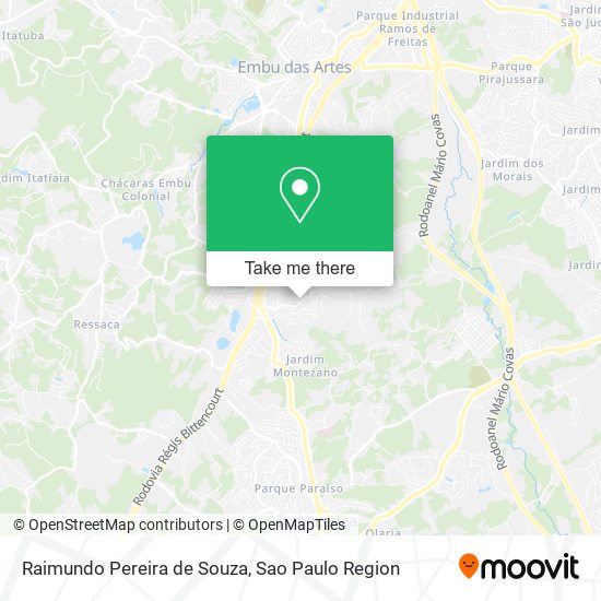 Raimundo Pereira de Souza map