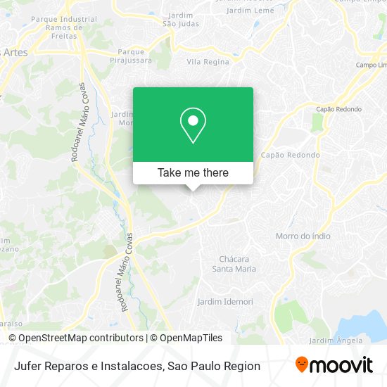 Jufer Reparos e Instalacoes map