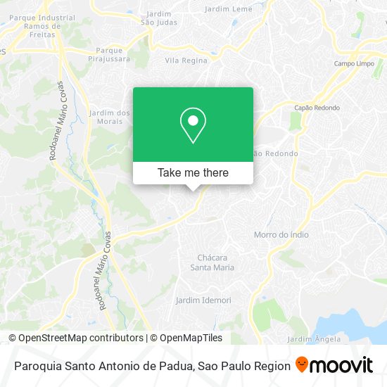 Paroquia Santo Antonio de Padua map