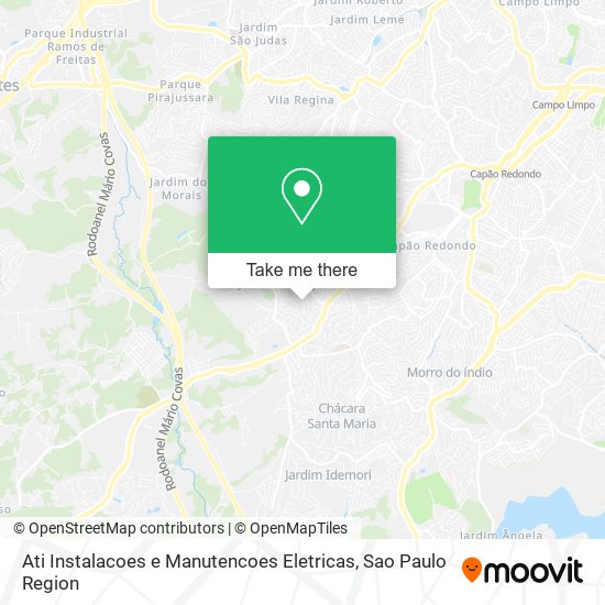 Ati Instalacoes e Manutencoes Eletricas map