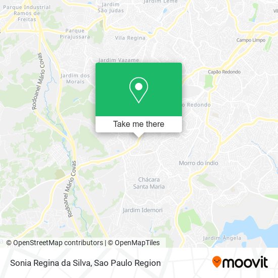 Mapa Sonia Regina da Silva