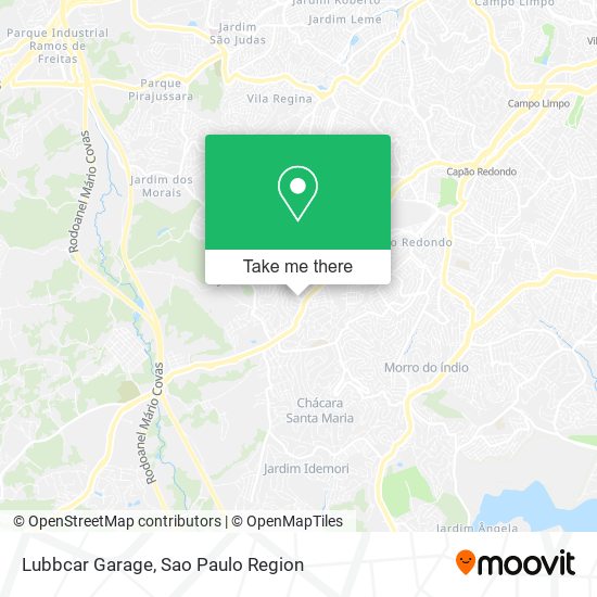 Mapa Lubbcar Garage