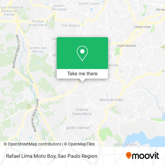 Mapa Rafael Lima Moto Boy