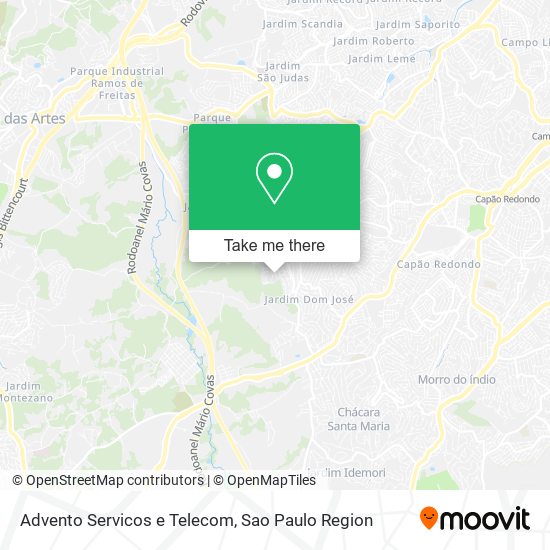 Mapa Advento Servicos e Telecom