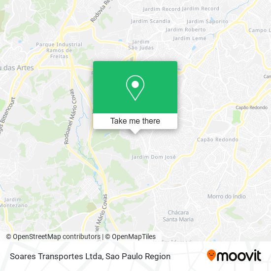 Mapa Soares Transportes Ltda