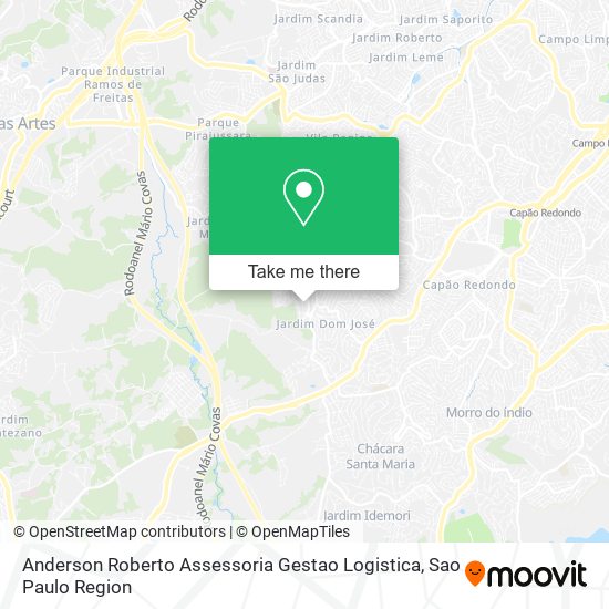 Mapa Anderson Roberto Assessoria Gestao Logistica