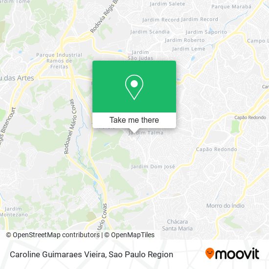 Caroline Guimaraes Vieira map