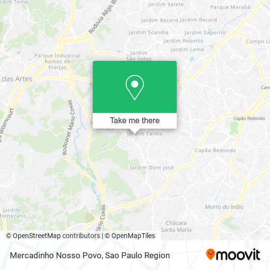 Mapa Mercadinho Nosso Povo