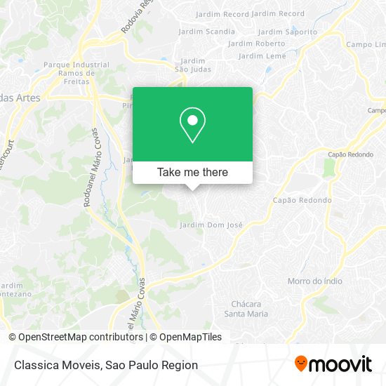 Classica Moveis map