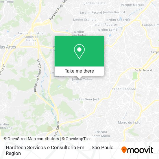 Mapa Hardtech Servicos e Consultoria Em Ti