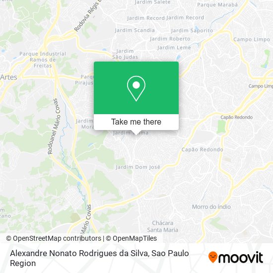 Alexandre Nonato Rodrigues da Silva map