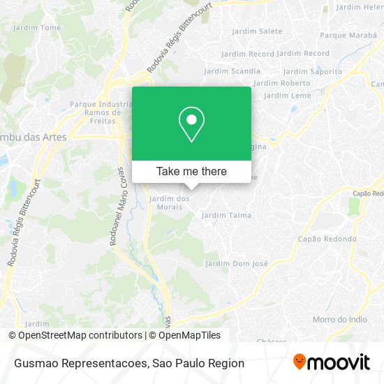 Mapa Gusmao Representacoes