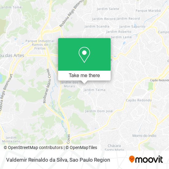 Valdemir Reinaldo da Silva map