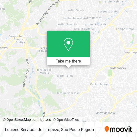 Luciene Servicos de Limpeza map