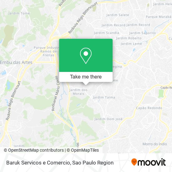 Mapa Baruk Servicos e Comercio