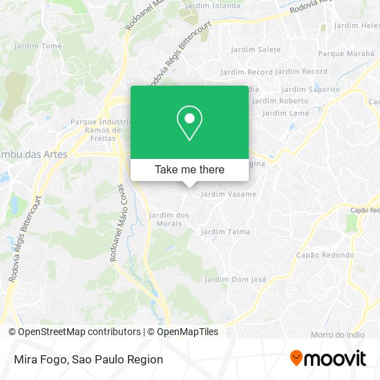 Mira Fogo map