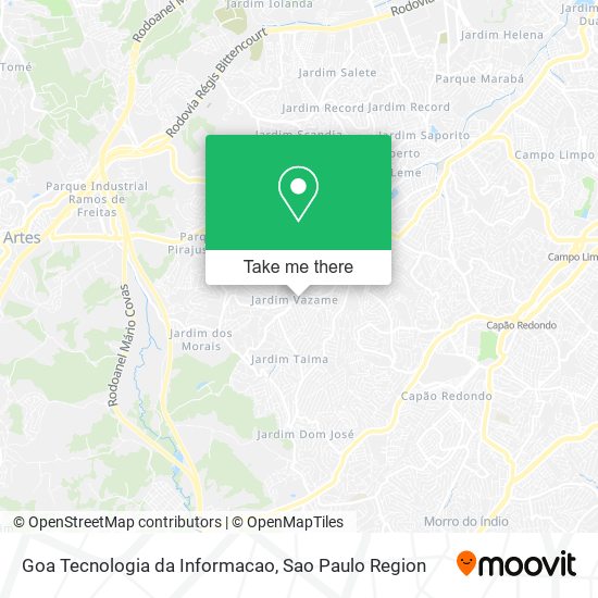 Goa Tecnologia da Informacao map