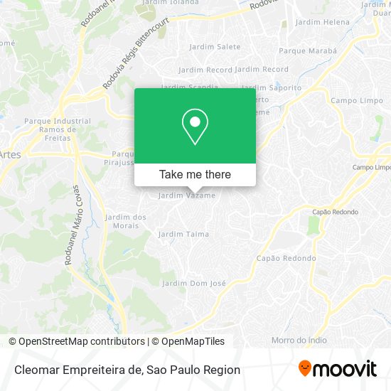 Cleomar Empreiteira de map