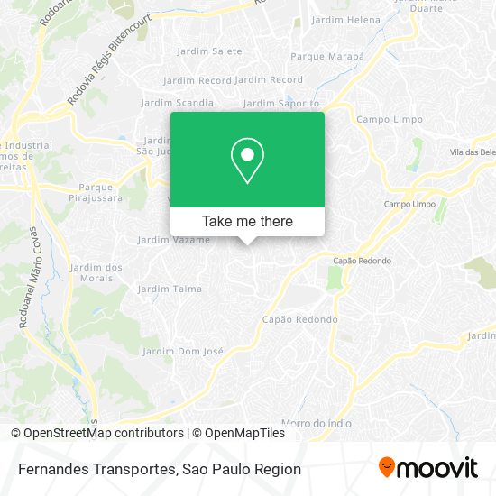 Mapa Fernandes Transportes