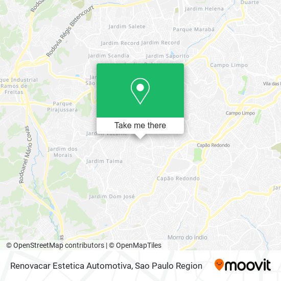 Renovacar Estetica Automotiva map