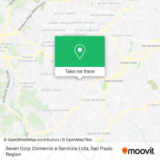 Seven Corp Comercio e Servicos Ltda map