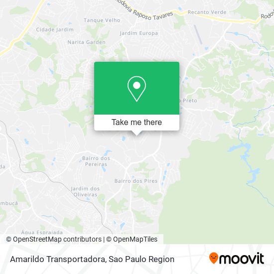 Mapa Amarildo Transportadora