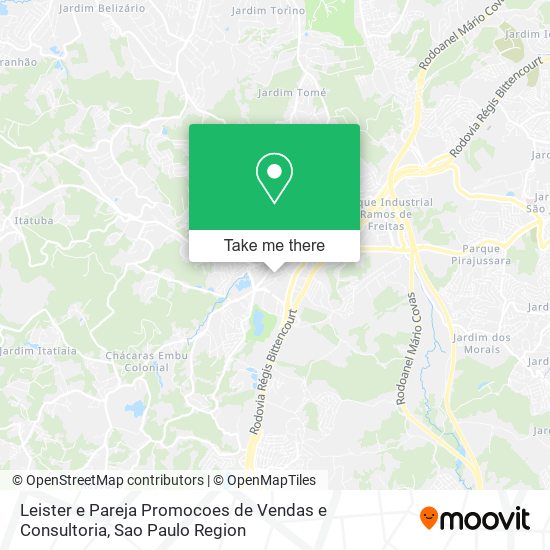 Leister e Pareja Promocoes de Vendas e Consultoria map