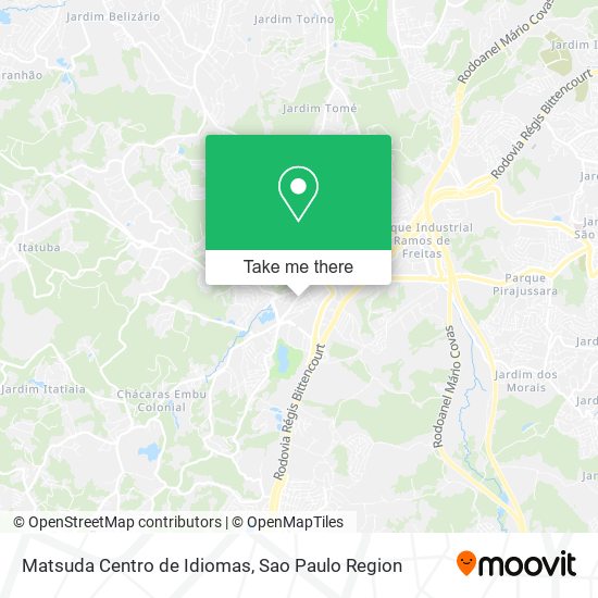 Matsuda Centro de Idiomas map