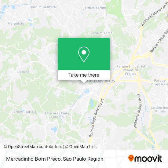 Mercadinho Bom Preco map