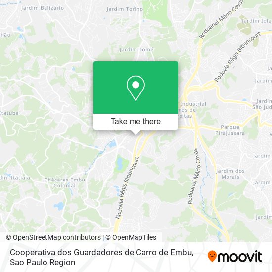 Cooperativa dos Guardadores de Carro de Embu map