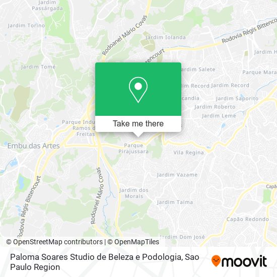 Paloma Soares Studio de Beleza e Podologia map