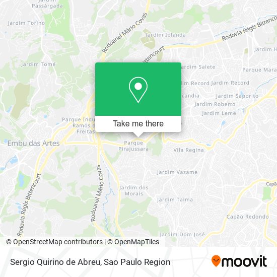 Mapa Sergio Quirino de Abreu
