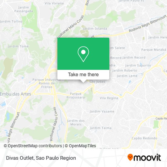 Divas Outlet map