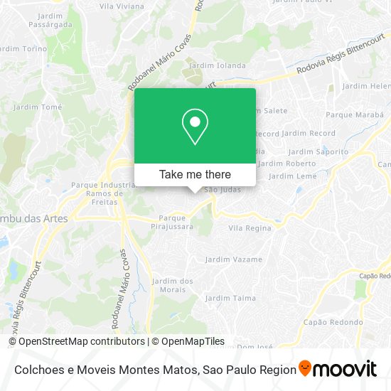 Colchoes e Moveis Montes Matos map