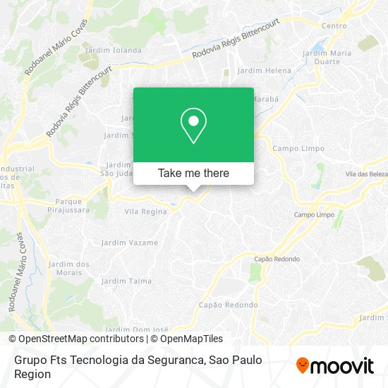 Mapa Grupo Fts Tecnologia da Seguranca