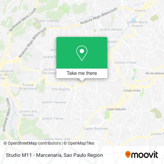 Mapa Studio M11 - Marcenaria
