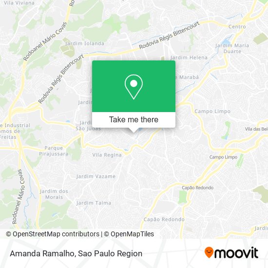 Amanda Ramalho map