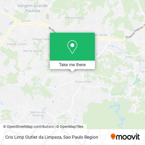 Cris Limp Outlet da Limpeza map