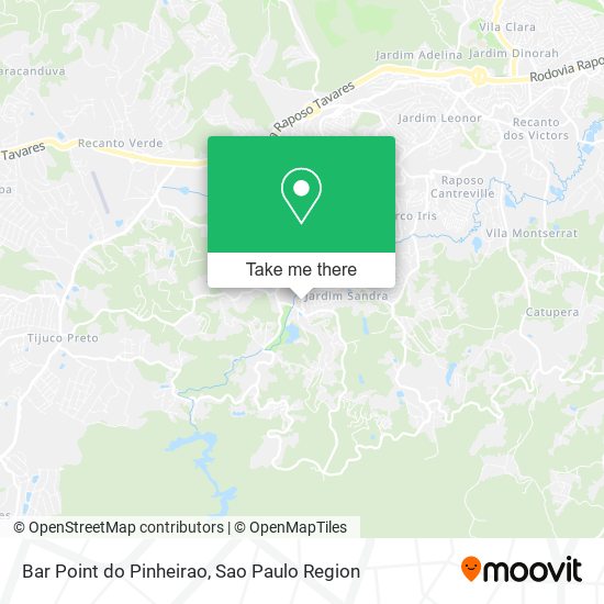 Bar Point do Pinheirao map