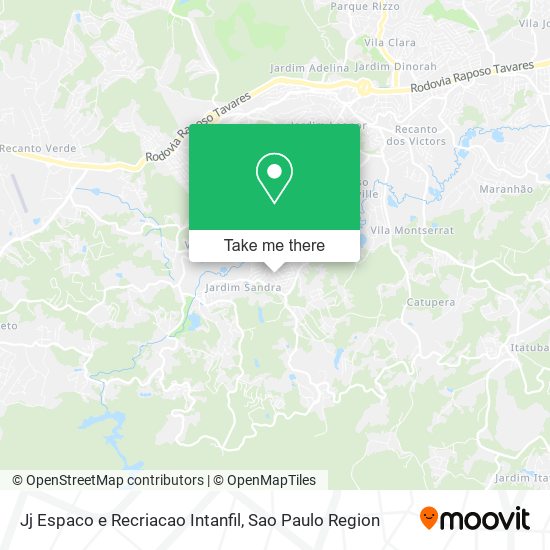 Jj Espaco e Recriacao Intanfil map