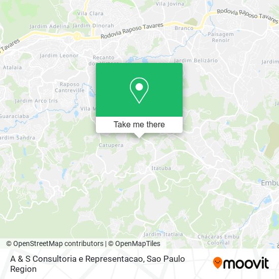 A & S Consultoria e Representacao map