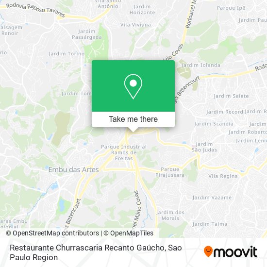 Restaurante Churrascaria Recanto Gaúcho map