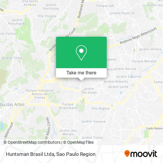 Huntsman Brasil Ltda map