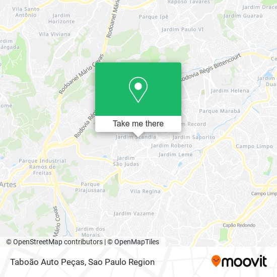 Mapa Taboão Auto Peças